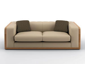 VERTIGO - 3 seater leather sofa _ BRUNO ZAMPA